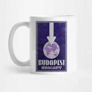 Budapest Hungary Stamp Mug